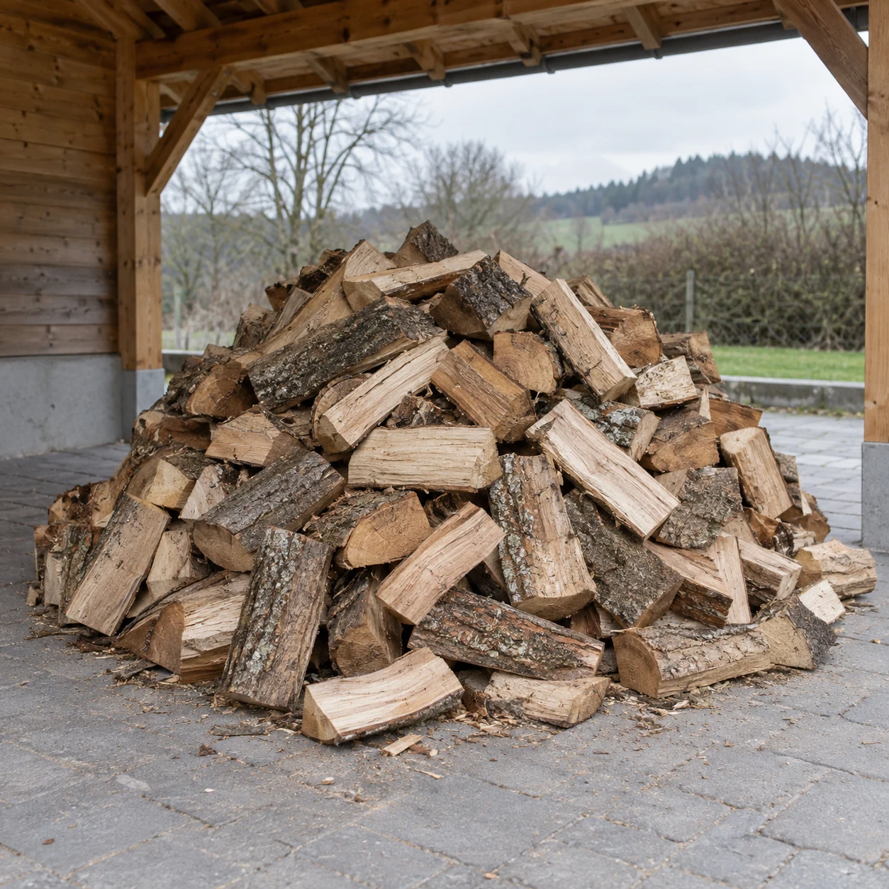 Laubholz-Mix 25 cm · 1 SRM